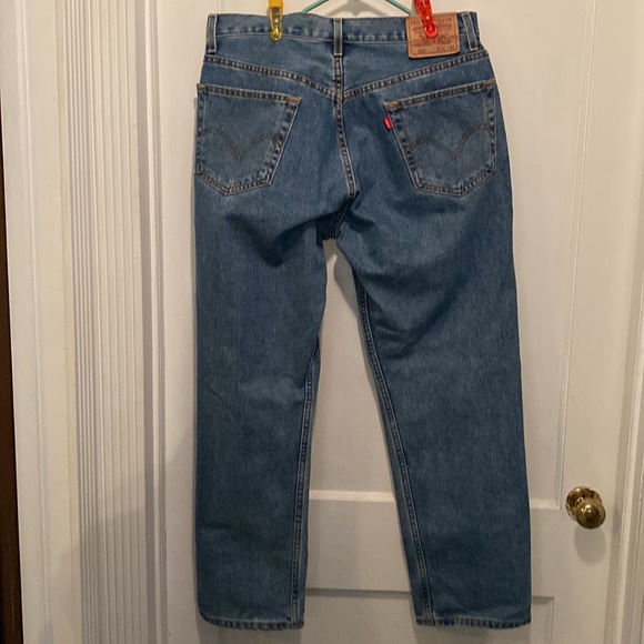 Levi's Men’s 505 36 x 30 Stoned Washed Jeans - Picture 2 of 6